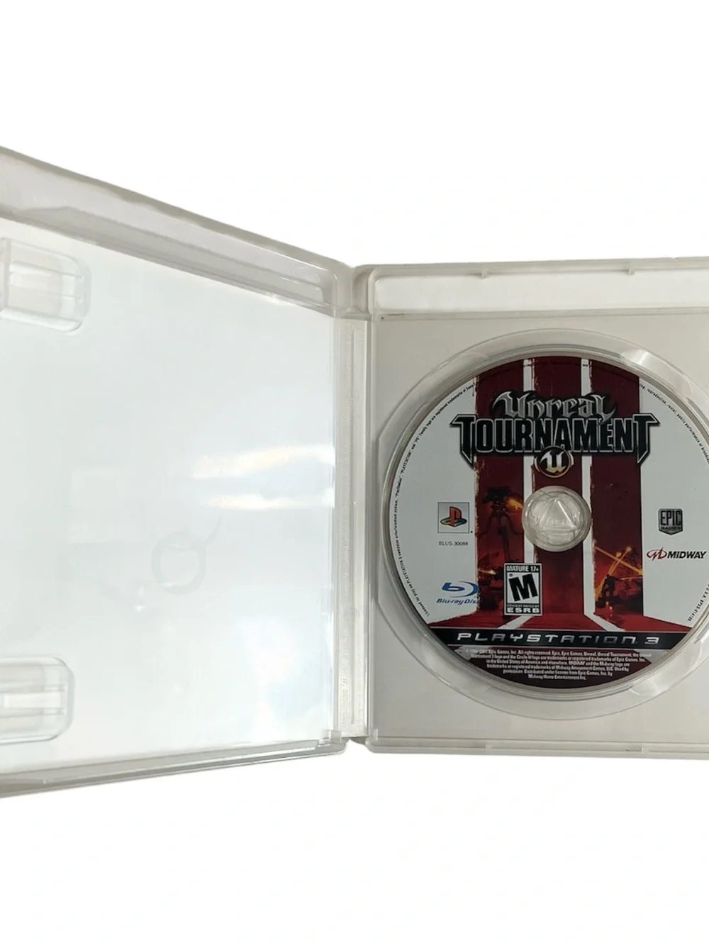 UNREAL TOURNAMENT 3 (Sony PS3 PlayStation 3, 2007) W/MANUAL